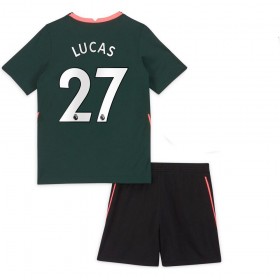 Camisetas Tottenham Hotspur Lucas 27 Niños Segunda Equipacion 2020/2021 